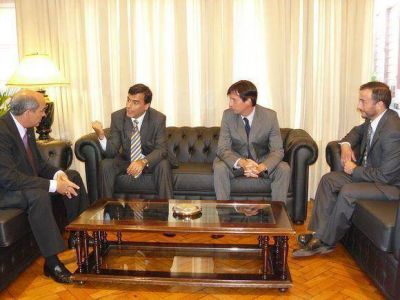 Nuevas autoridades de GasNor visitaron al vice gobernador.