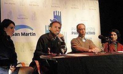 Los sanmartinenses podr�n decidir obras a trav�s del presupuesto participativo