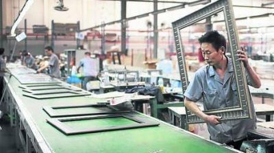 El crecimiento industrial chino fue el m�s bajo en cuarenta a�os