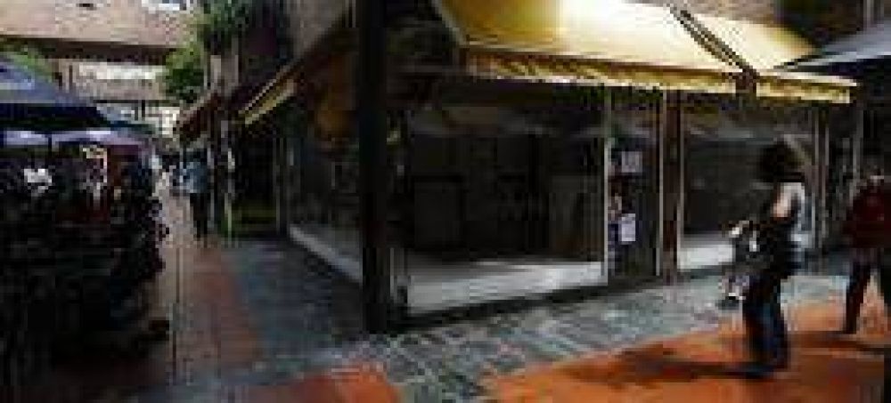 Las galer�as y locales del centro ya sufren el impacto de la crisis 