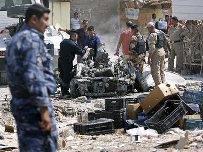 Enluta a Irak una ola de atentados