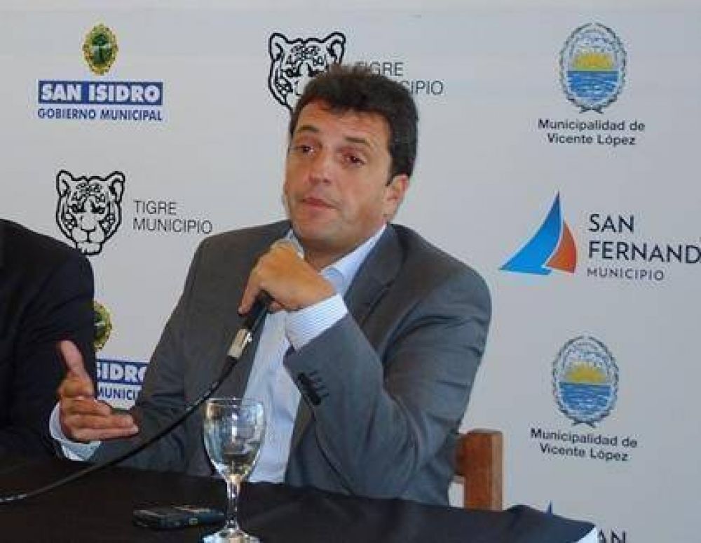 Sergio Massa: �La Provincia est� incumpliendo la ley en materia de descentralizaci�n tributaria�