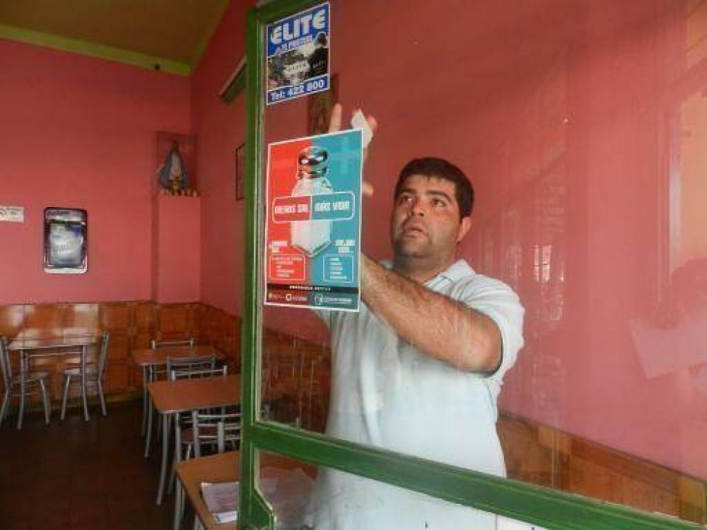 Notificaciones en bares y restaurantes sobre el uso de sal