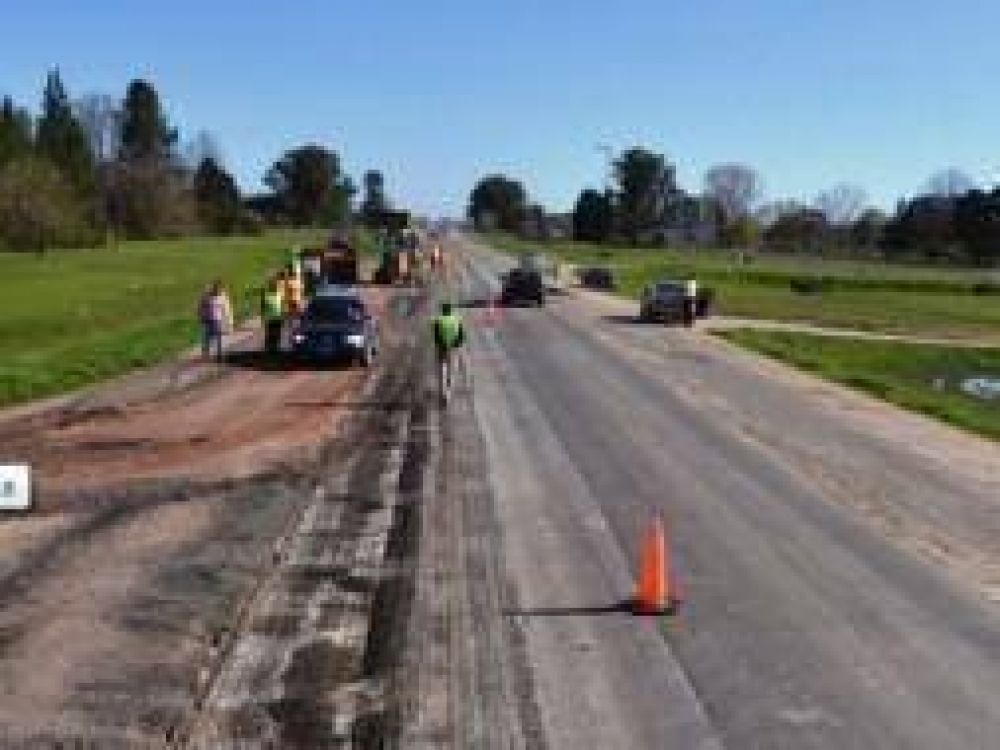 Ruta 41: Provincia comenz� con la refacci�n entre San Andr�s de Giles y San Antonio de Areco