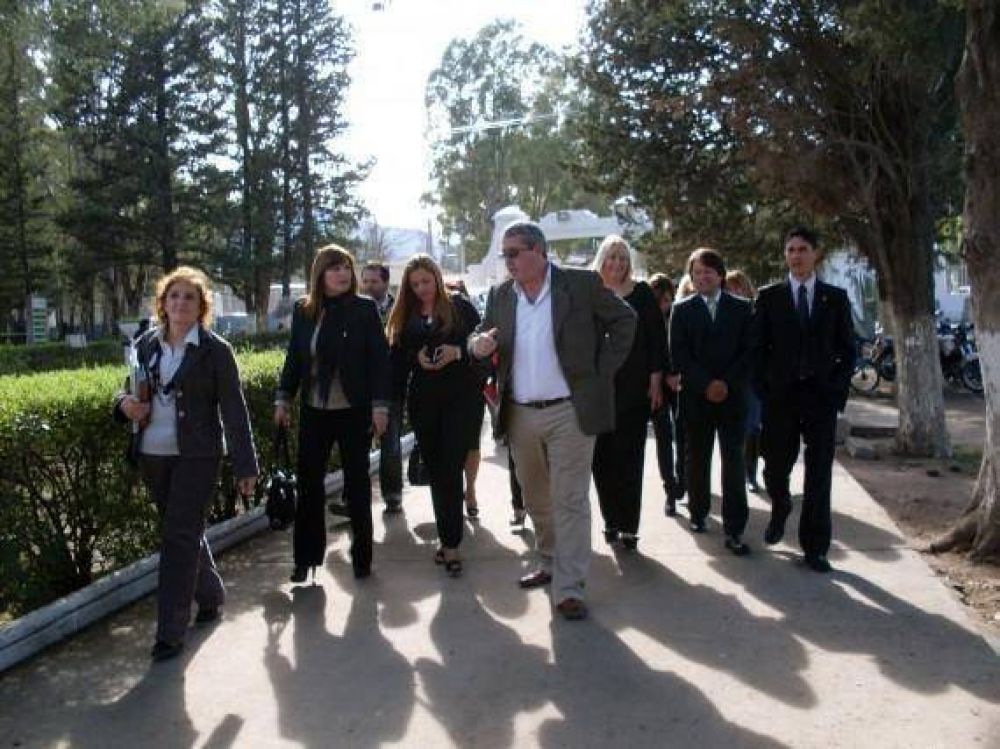 Visita del Ministerio de Desarrollo Social de La Rioja a San luis