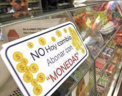 Falta de monedas en la provincia, dolor de cabeza de todos 	
