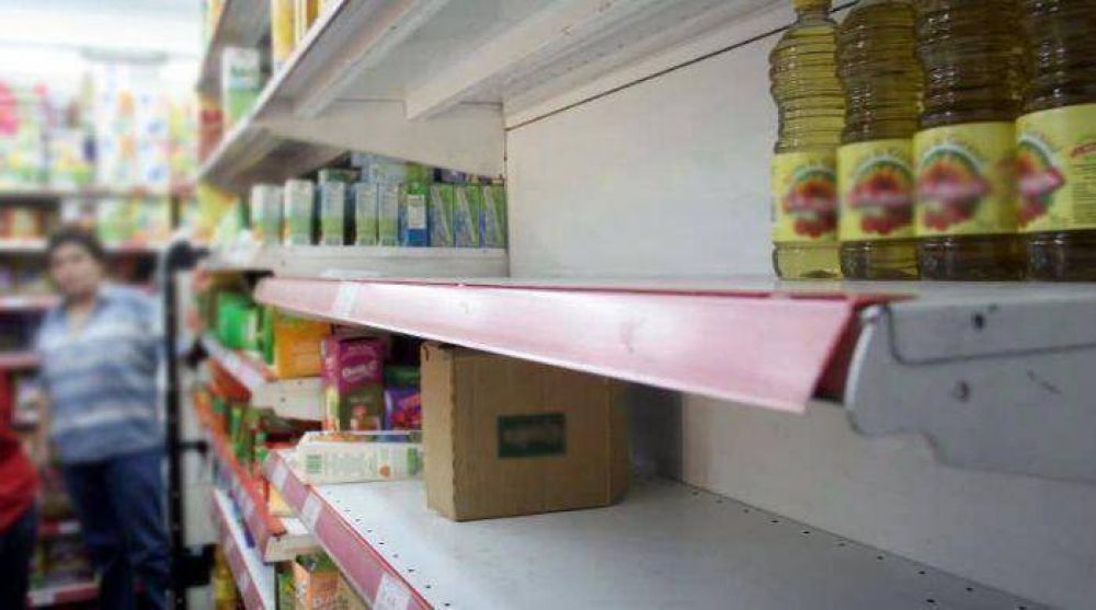 Faltan productos de aseo personal, cuidado del hogar y alimentos