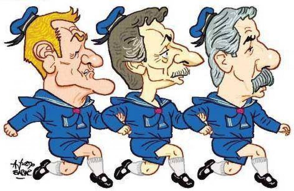 Macri, De Narv�ez y Sol� apuestan a la polarizaci�n