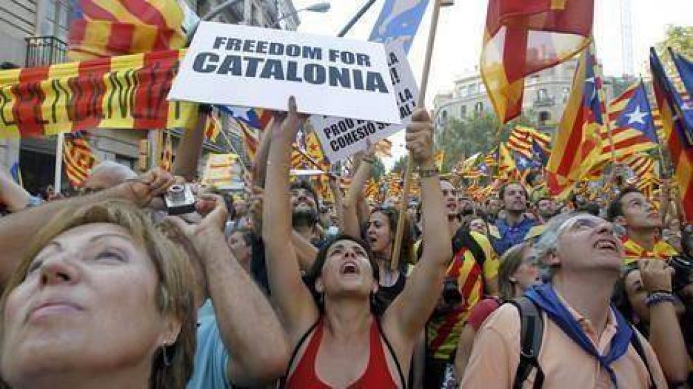 Un mill�n y medio de catalanes marchan por la independencia y contra el ajuste en Barcelona