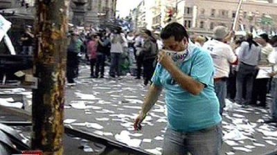 Tensi�n en Congreso en una protesta de empleados del Ciudad