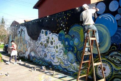 Vagamuros: j�venes en un encuentro con la creatividad y la belleza