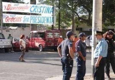 Por seguridad, habr� tres cortes de calles para recibir a la Presidenta