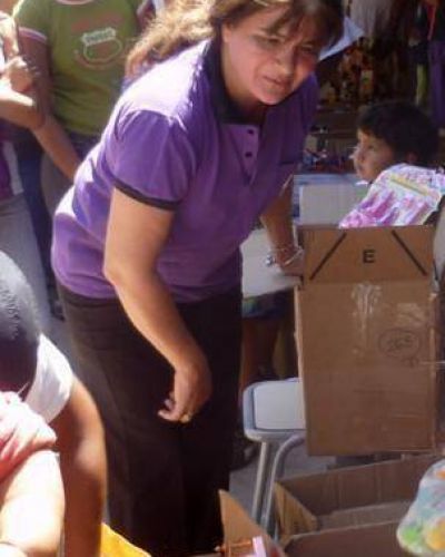 Nelly Ortiz pudo lograr una escuela secundaria para los alumnos qom de Campo Bermejo