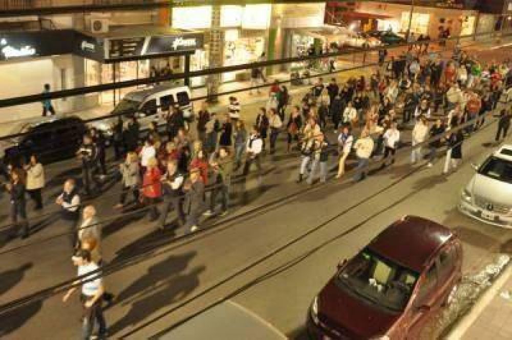 Movilizaci�n y protesta en las calles de Comodoro
