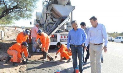 Marcado avance de las obras en la ruta provincial N�9