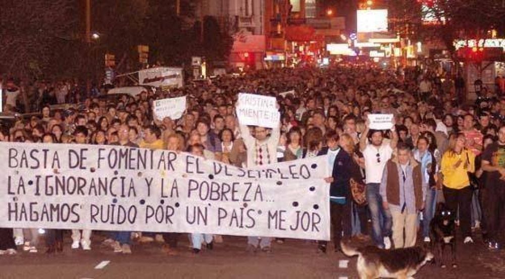 Fuerte grito anti K en Bah�a y el pa�s