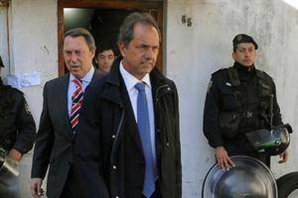 Scioli y el cacerolazo: "No hay que subestimar a nadie"