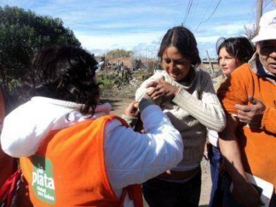 La Plata: Vacunaci�n en los barrios