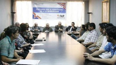 El FAP apunta a la participaci�n ciudadana para frenar al proyecto de la re-reelecci�n