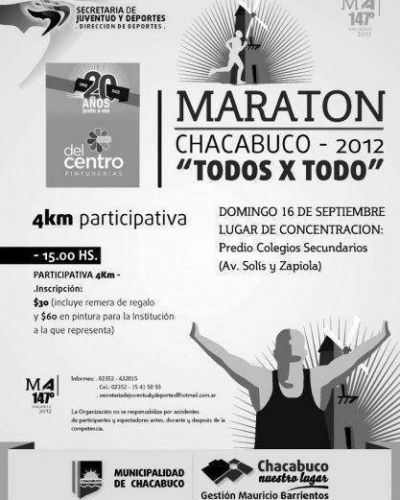 Marat�n �Todos x Todo� en Chacabuco