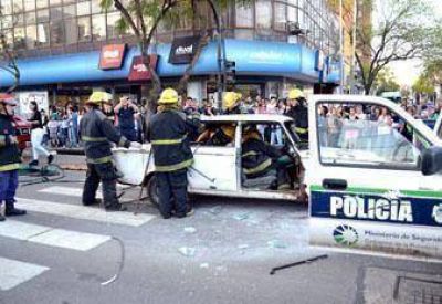 El simulacro fue el principal evento en el primer d�a del Congreso de Seguridad Vial
