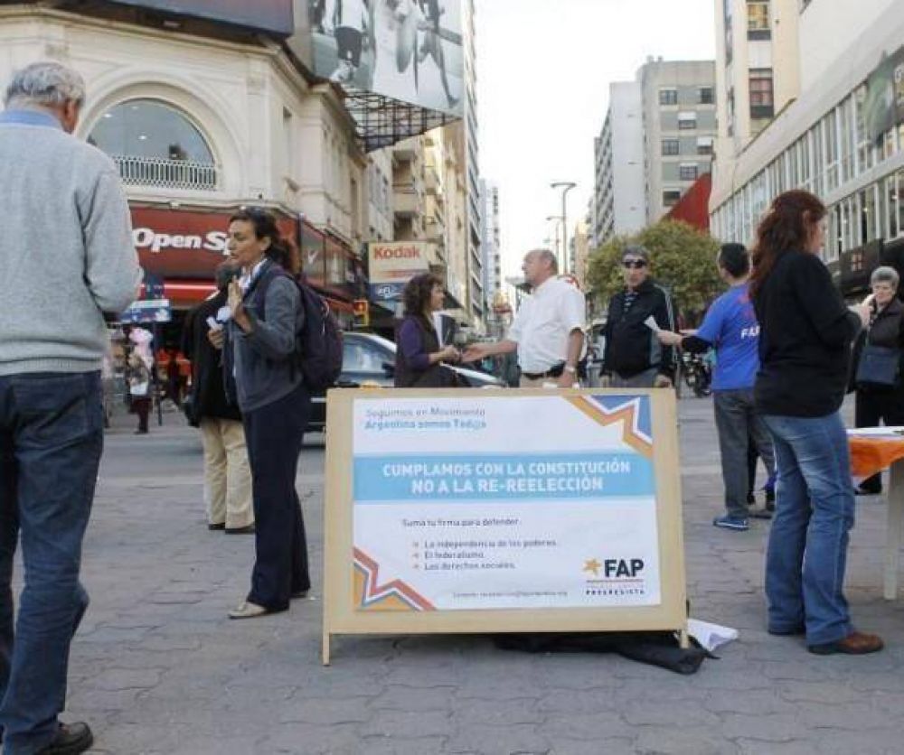 Comenz� en Mar del Plata la campa�a contra la re reelecci�n
