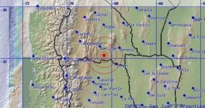 Se registr� un sismo de 4,4 grados en el noroeste de San Luis