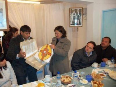 La Gobernadora Luc�a Corpacci estar� ma�ana en Santa Mar�a