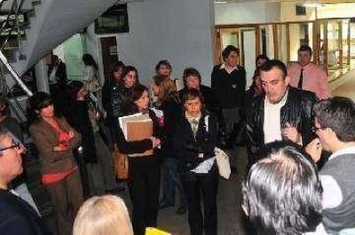 Riela denunci� p�blicamente que hay "aprietes" hacia los trabajadores judiciales	