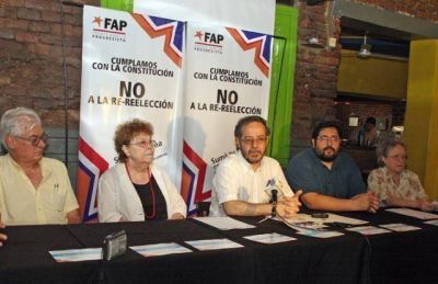 Chaco se suma a la campa�a nacional para juntar firmas contra la re-relecci�n