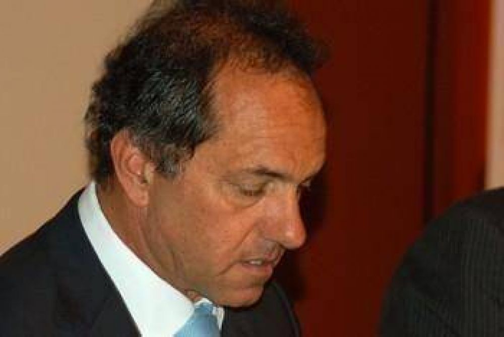 Scioli este Mi�rcoles visita Balcarce