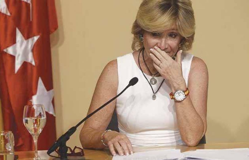 Duro golpe para Rajoy y el PP: renunci� Esperanza Aguirre