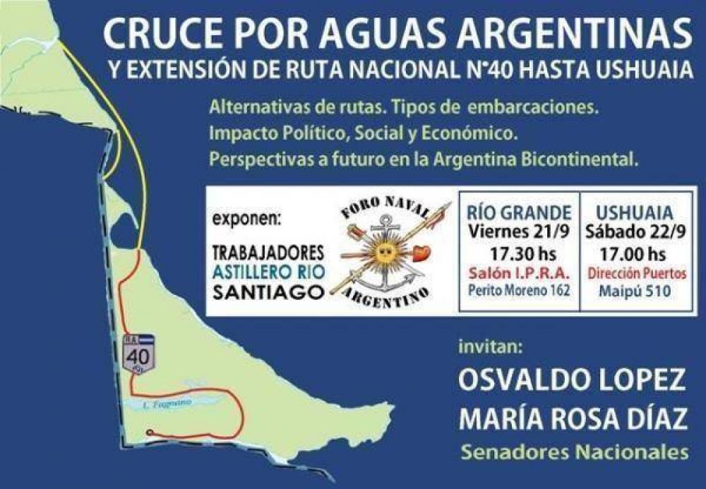 Realizar�n jornada sobre el proyecto de conexi�n por aguas argentinas