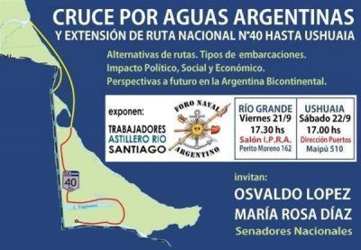 Realizar�n jornada sobre el proyecto de conexi�n por aguas argentinas