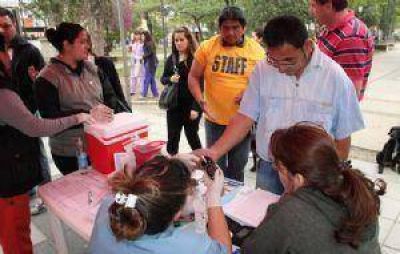 La actividad se realiz� en la plaza Libertad