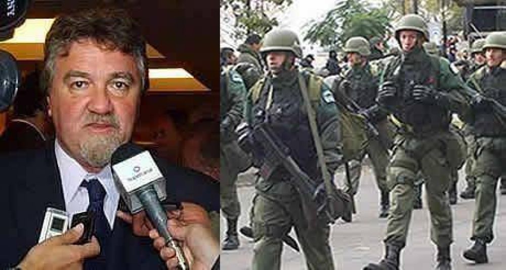 Goye dijo que la colaboraci�n de Gendarmer�a es bienvenida