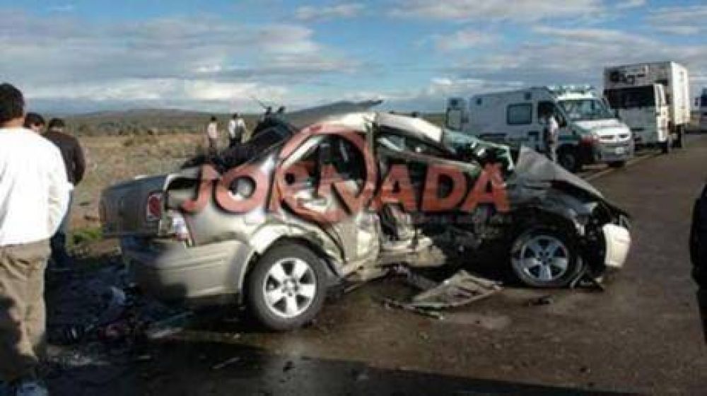 Dos bahienses murieron en un choque frontal en la Ruta 3 en la Provincia de Chubut