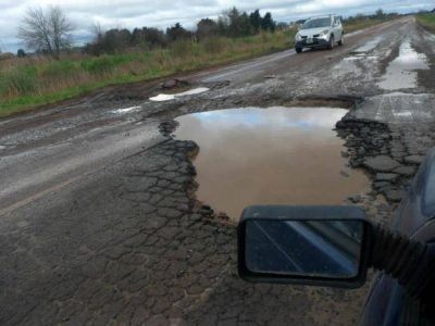 As� est� la Ruta 6, uno de los caminos m�s peligrosos