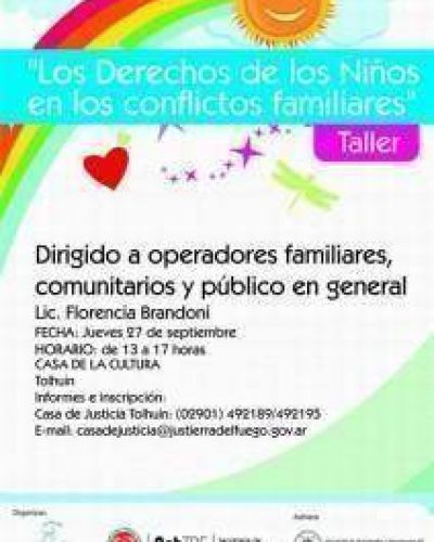 Derechos Humanos promueve taller sobre �Los derechos de los ni�os en conflicto familiar�