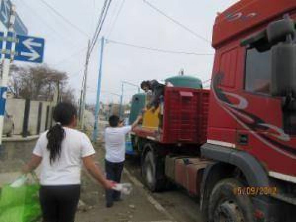 El programa �Ushuaia Recicla� recorri� la ciudad recolectando residuos