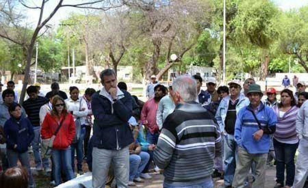 Corregido recibi� denuncias y reclamos en El Sauzalito 	