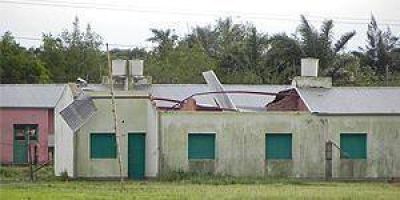 Violento temporal de viento, lluvia y granizo azot� a Laguna Naineck
