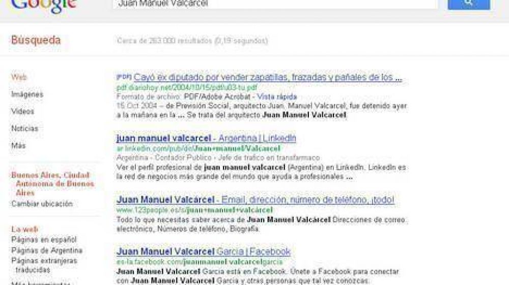 Google le gan� un juicio a un ex funcionario que aparec�a en las b�squedas acusado de corrupci�n