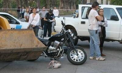 Muri� un motociclista en Las Heras