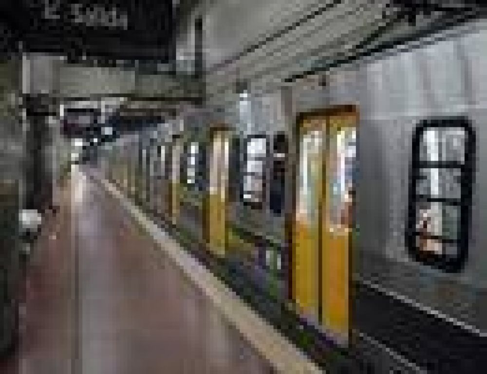 La l�nea B de subte interrumpida