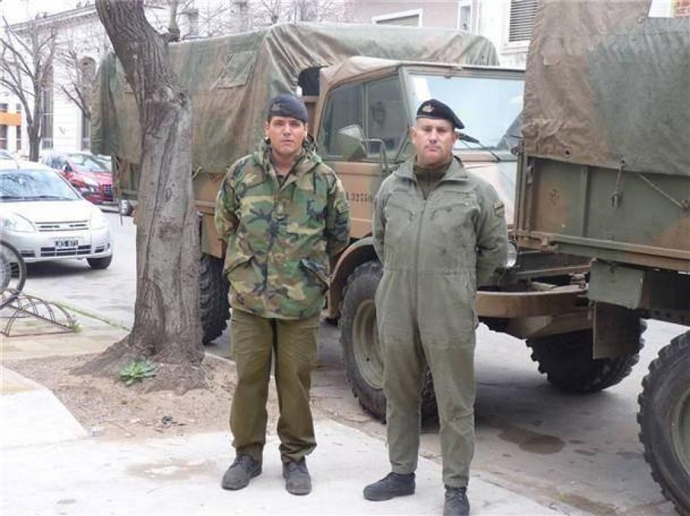 Efectivos del Ej�rcito en apoyo por las inundaciones