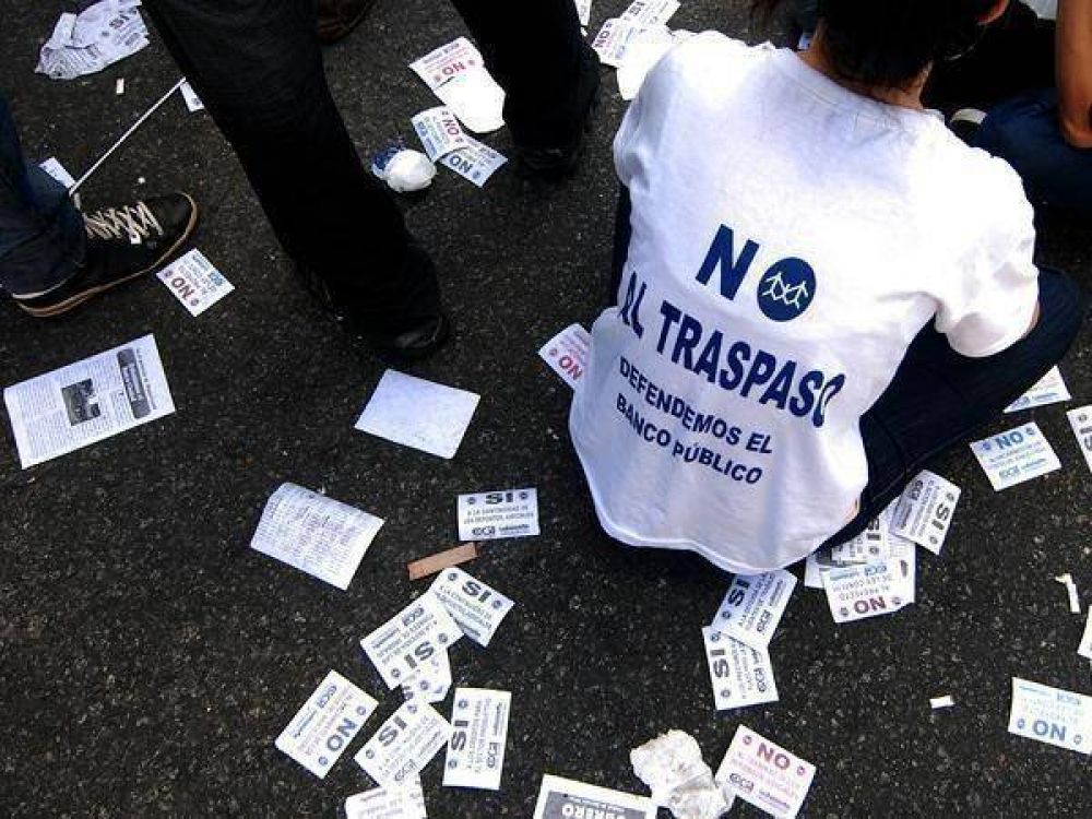 Banco Ciudad busca incluir el traspaso de fondos a la negociaci�n con el Gobierno