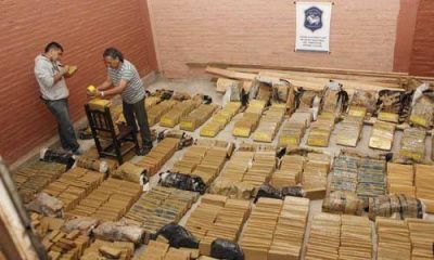 Queman 1.300 kilos de droga incautados en Pilar