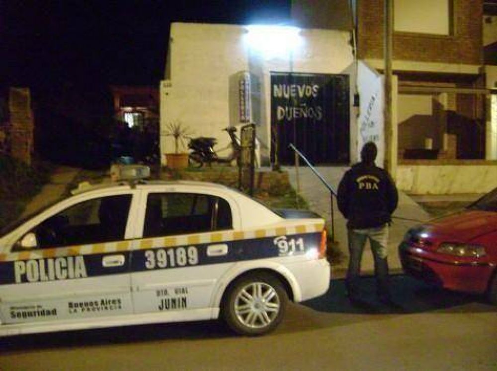 Allanamientos y secuestro de coca�na en Jun�n