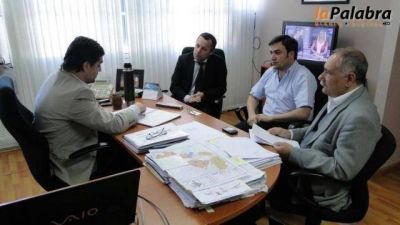 Gestiones por obras de saneamiento en el distrito